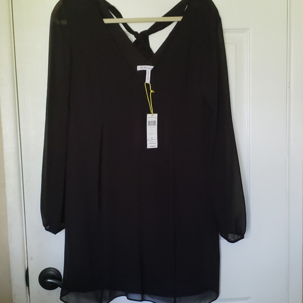 NWT Black Boho BCBG dress